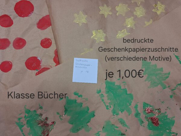 Geschenkpapier (Kl. Bücher)