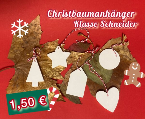 Christbaumanhänger (Kl. Schneider)